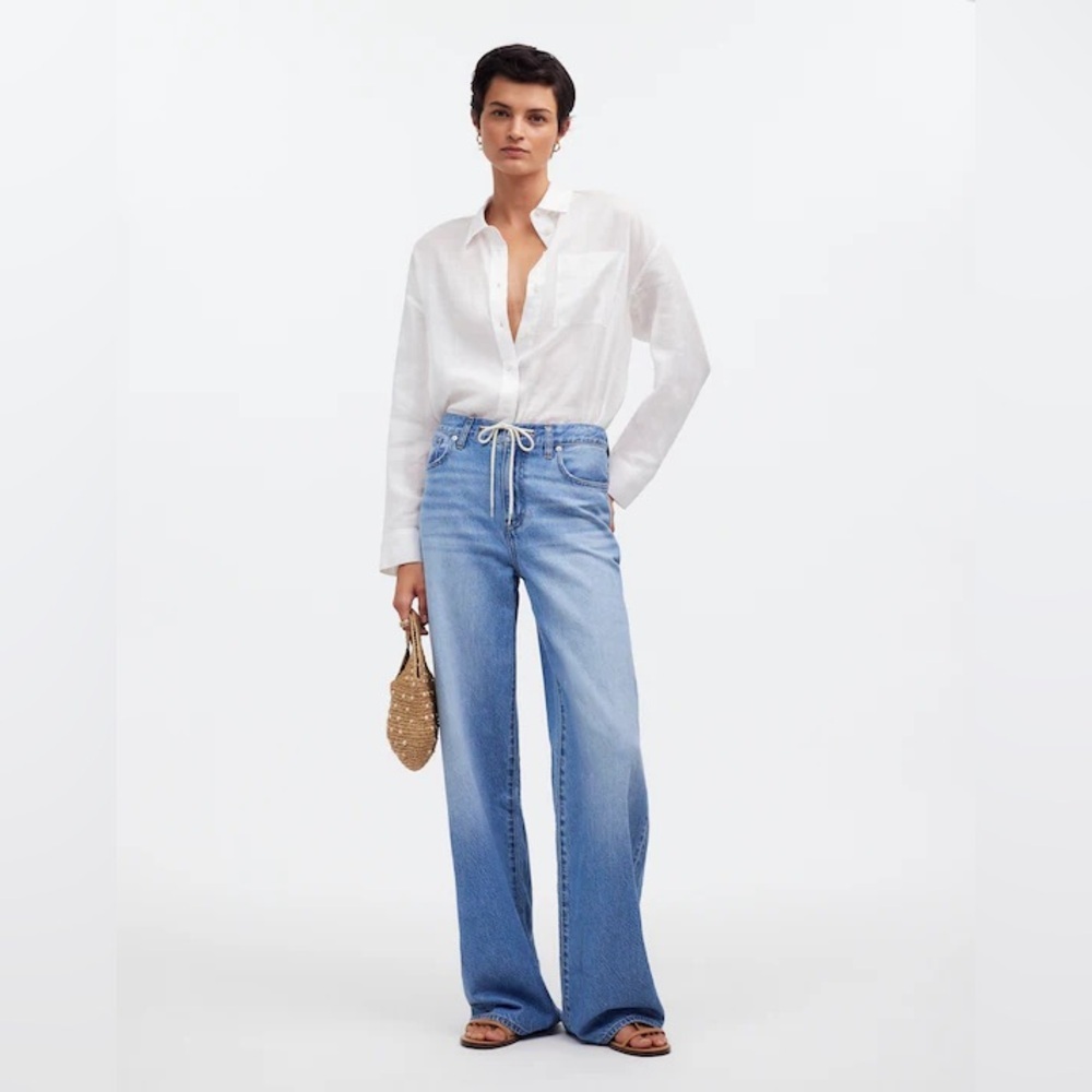 MADEWELL Super Wide Leg Jeans 27